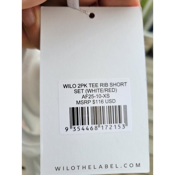 Wilo The Label Sport And Social Club White Cotton Tee T-shirt Size XS NWT - Picture 12 of 13